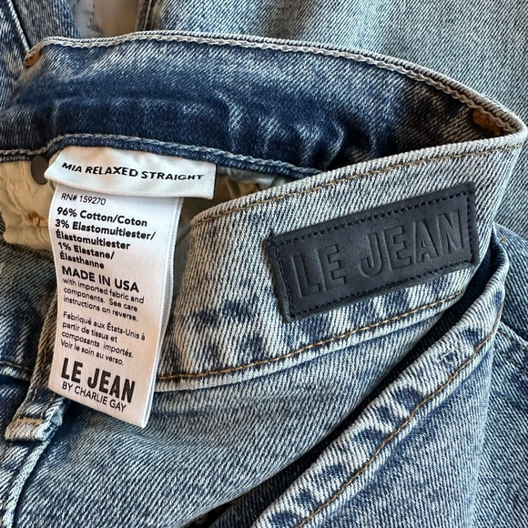 NWT REVOLVES LE JEAN MIA High Rise Relaxed Straight Leg Jean - Picture 11 of 14